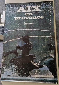 Vintage Original 1980s Aix-en-Provence France Tourism Advertising Poster - Foto 1 di 5