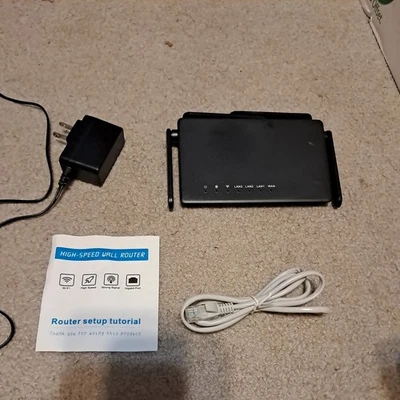 High-speed Wireless Router 5G Dual-Band Max LAN 1000mbps 2.4GHz & 5GHz w/Power - Image 1 of 3