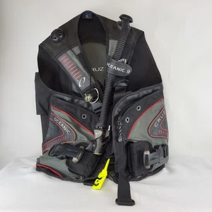 Oceanic Cruz Scuba Dive Weight Integrato BCD Taglia XL con Pesi Nero e Rosso - Foto 1 di 17