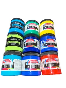 Riesiges Set Speedball Acryl Siebdruckfarbe 9 Flaschen GEBRAUCHT 4,5 PFUND - Bild 1 von 6