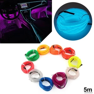 5 Meter Car Interior Atmosphere Strip Lights LED Decoration Lamp Accessories USB - Bild 1 von 12