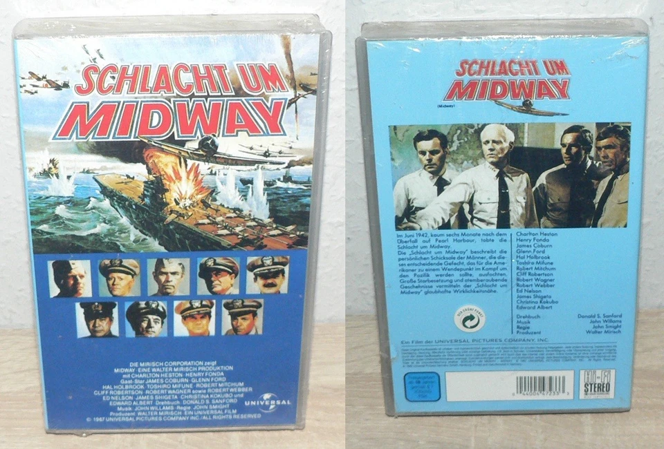 Schlacht Um Midway VHS mit Charlton Heston u.a. NEU OVP  *Rarität* :-) - Bild 1 von 1