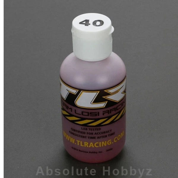Team Losi Racing Silicone Shock Oil, 40 Wt, 4 Oz - TLR74025 - Image 1 of 1