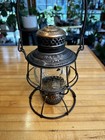 B&O Railroad Brass Top Lantern Original Cast Logo Globe! Baltimore & Ohio
