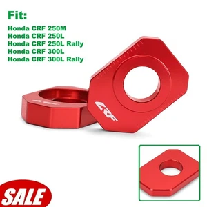 For Honda CRF 250M 250L 300L Rally Rear Chain Adjuster Block Swingarm Sliders - Picture 1 of 18