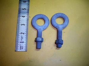 2- 1/2" DROP FORGED  - STEEL LIFTING EYE  1/2"X 13 THREADED CHICAGO - Picture 1 of 1