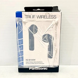 Panasonic RZ-B100W Wireless Earbuds + Box - Tested & Working - Free Postage - Picture 1 of 5