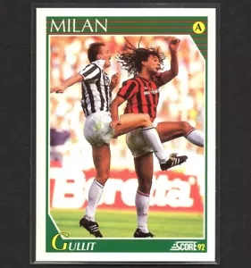 RUUD GULLIT 1991-92 Italian Score Soccer Card AC MILAN #175 PSA - Picture 1 of 2