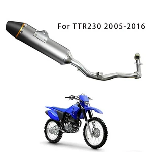 Sistema de silenciador de escape completo deslizable TTR230 tubo completo para TTR230 05-16 - Imagen 1 de 6
