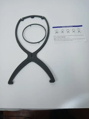 Wig Stand, Plastic Hat Display, Wig Head Holders Mannequin Head, Easy Assembly - Image 1 of 2