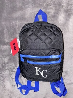 FOCO Kansas City Royals Backpack Baseball MLB Blue Black One Size - Image 1 of 4