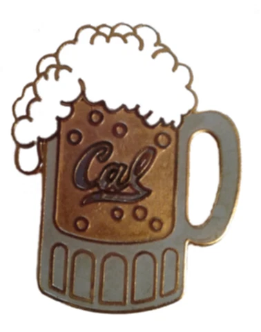 CAL Bears Pins RARE University of California Berkeley Pin Beer Drinking Club Pin Cover