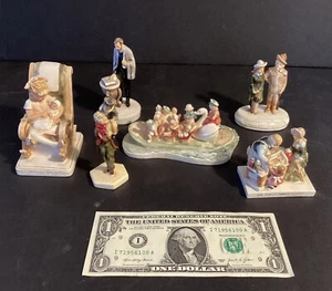 6 Sebastian Of Hudson, Ma. Hand cast Miniature Hand Painted Figures - Picture 1 of 12