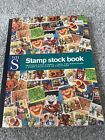 stamp stockbook with stamps