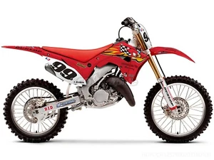 GRAPHICS DECALS FULL KIT FOR CR125 CR250 02-07 POLISPORT RESTYLE KITS 2017 - Picture 1 of 1