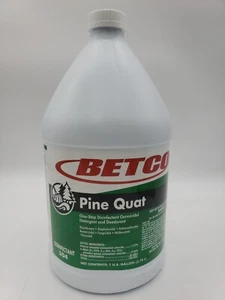 4x Betco 30404 Pine Quat One-Step Disinfectant Germicidal Detergent 1 Gal each - Picture 1 of 4