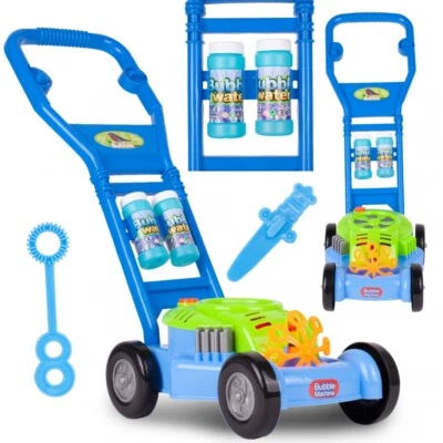 MalPlay Seifenblasenmaschine Blasenmaschine Seifenblasen für drinnen und draußen