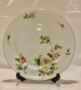 Vintage Lynmore Fine China Japan Golden Rose Dinner Plate 10 1/4" - Picture 1 of 4