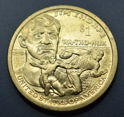 2018 D Sacagawea Native American Golden Dollar - Image 1 of 3