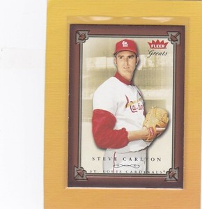 2004 FLEER GREATS BASEBALL STEVE CARLTON #117 CARDINALS NMMT *65327