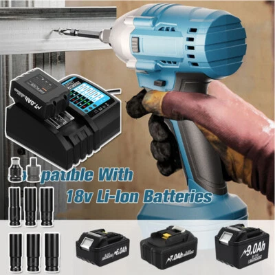 MARKENLOS 2000Nm Akku Schlagschrauber Für Makita 18V Akku Akkuschrauber Ratschen Schrauber