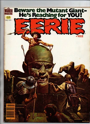 Eerie #102 - Horror Magazine - Warren - 1979 - (-VF) - Image 1 of 3