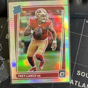 Lancia Trey 2021 Donruss Optic #203 Argento Classificato Rookie RC - Foto 1 di 2
