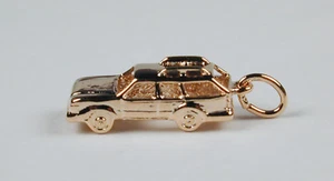 Dije de coche clásico enchapado en oro plata esterlina gratis EE. UU. Envío - Imagen 1 de 5