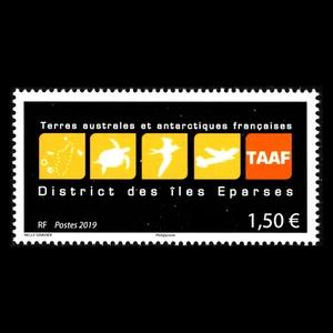 TAAF 2019 - Logos des französischen Süd- und Antarktisterritoriums - postfrisch - Bild 1 von 2