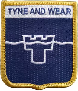 Tyne and Wear Flagge gestickter Aufnäher - LETZTE PAAR - Bild 1 von 4