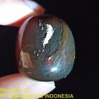 40ct  Natural Indonesia Blue Amber Polished ~Strong Green Blue Fluorescence
