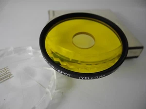 HOYA COLOR SPOT YELLOW FILTER 55MM PERFECT GLASS BOXED LOOKS UNUSED - Picture 1 of 5