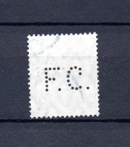 Correo alemán en Turquía 1905 sello antiguo sobreimpreso (Michel 38) perforación F.C.nic - Imagen 1 de 2