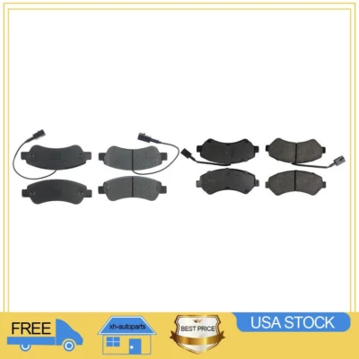 Pastillas de freno delanteras y traseras para Ram ProMaster 1500 2014 2015 2016 2017 2019 Foto 1 de 4