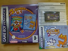 2 Games in 1 Columns Crown + ChuChu Rocket! Nintendo GameBoy Advance Game