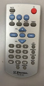 Emerson RC769/920 Audio System Remote Control, Silver - OEM Original Genuine - Picture 1 of 2