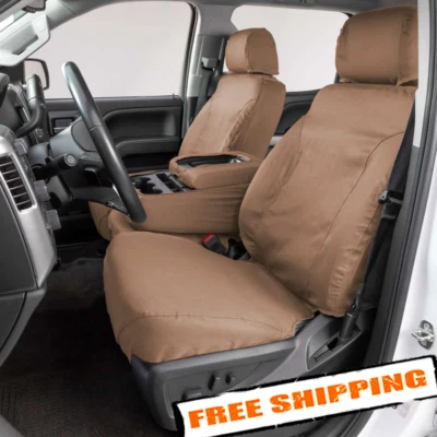 Cubierta de asiento Covercraft SS3351PCTN SeatSaver personalizada de polialgodón tostado Foto 1 de 4