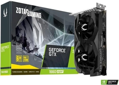 Carte graphique Zotac Nvidia Geforce GTX 1660 Super 6 Go GDDR6 (ZT-T16620f-10L) - Photo 1/4