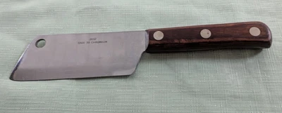 Cuchillo cortador de carne vintage Case XX cromo 2032 descontinuado mango de madera 9,5" Foto 1 de 4