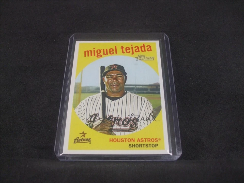 2008 Topps Heritage Miguel Tejada!! - Image 1 of 1