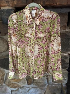 Morris & Co x HM Women's Blouse William Morris Floral Print Size 2 - Picture 1 of 6