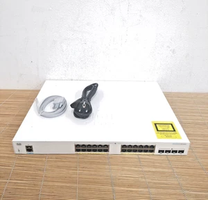 Cisco CBS350-24FP-4X 28 Gigabit Ethernet 4x 10G SFP 370W power budget Switch - Bild 1 von 1