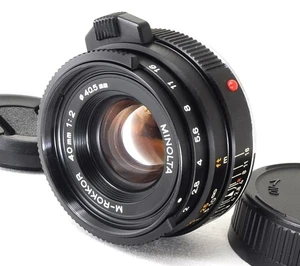 Minolta [Near Mint] M Rokkor 40mm F/2 Leica M Mount Late Model from JAPAN - Picture 1 of 10