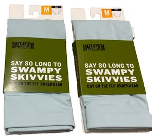 (2-PK) DULUTH TRADING DRY ON THE FLY WOMEN'S PERFORMANCE BRIEFS IN BLUE  SIZE M - Picture 1 of 5