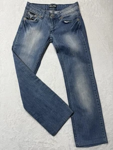 Dolce & Gabbana VTG Embroidered/Studded/Rhinestone Women’s Jeans Sz27 Luxe - Picture 1 of 13