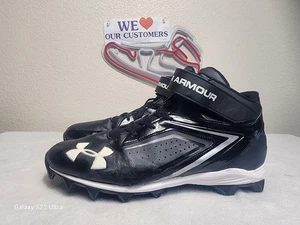 UNDER ARMOUR Herrenschuhe Stollenschnürer schwarz Größe 14 - Bild 1 von 9