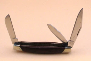 2004 BUCK CADET WOOD HANDLES POCKETKNIFE #303 - HARD TO- FIND - Picture 1 of 10