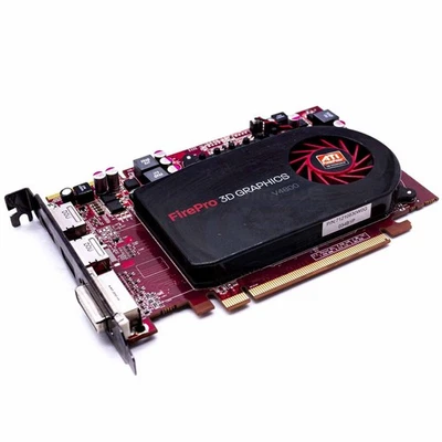 Video Card Graphics ATI Firepro V4800 1GB GDDR5 3 Way Monitor 2 X Dp + DVI - Image 1 of 4