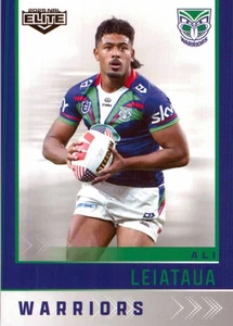 2025 New Zealand Warriors NRL TLA Elite Rookie Card - Ali Leiataua - Picture 1 of 3