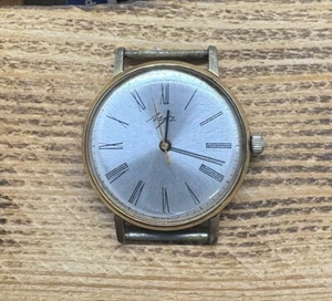 Watch Luch De Luxe Gold plated Au 10+ Ultra Slim 23 Jewels  Vintage Lux - Picture 1 of 18